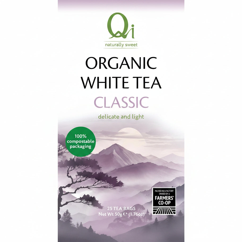 Qi Organic Fairtrade White Tea 50 g