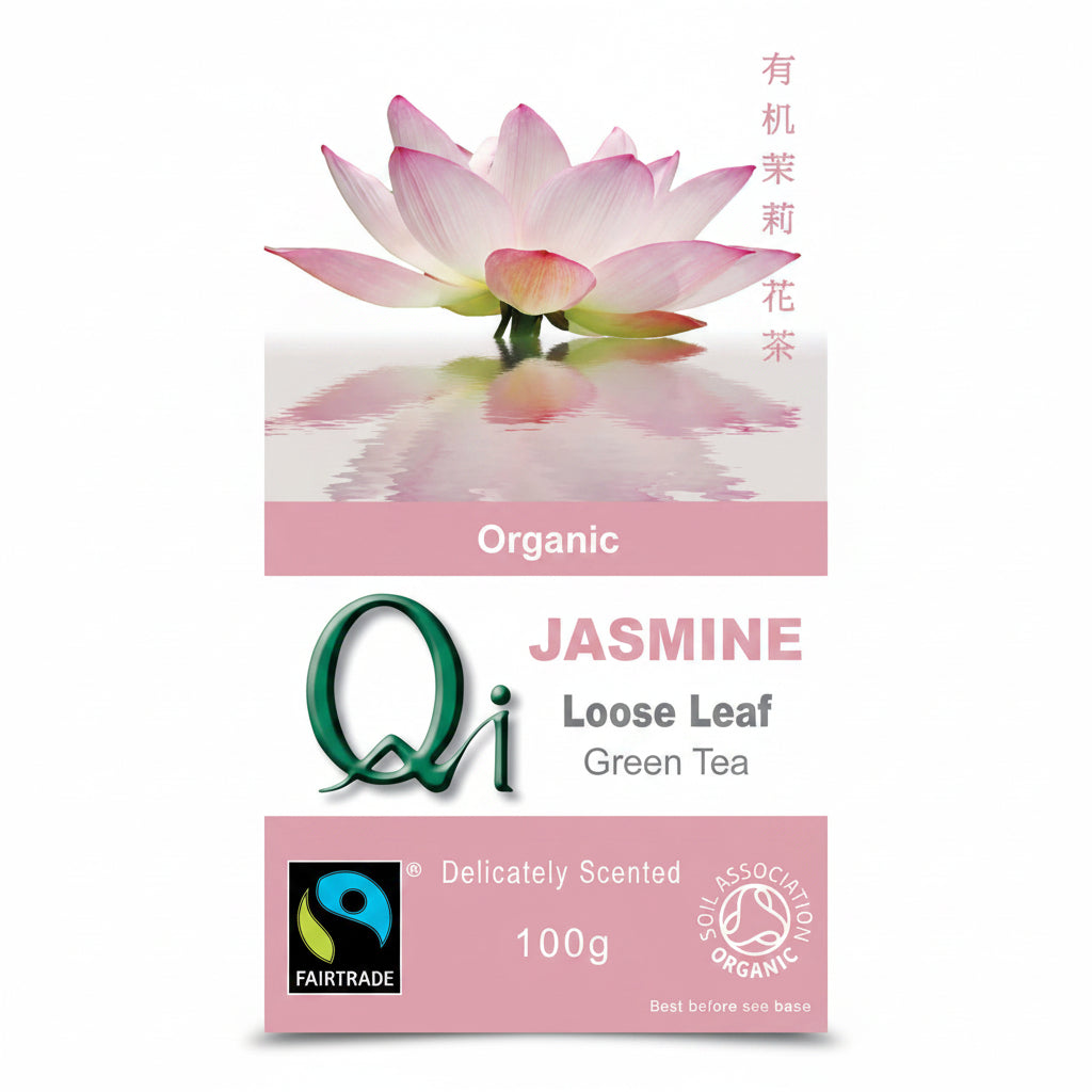 Qi Organic Jasmine Loose Leaf Tea 100 g