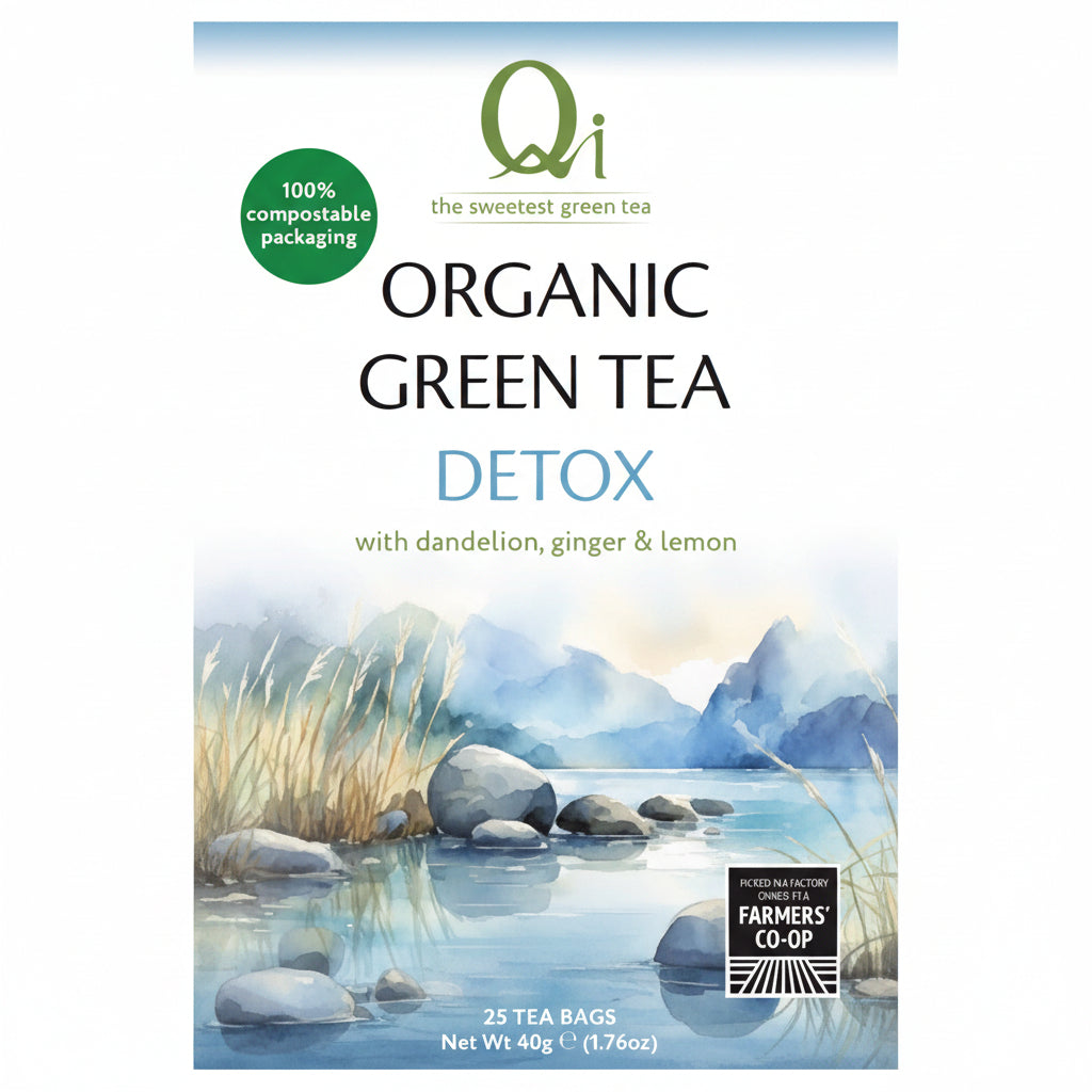 Qi Organic Detox Green Tea 40 g