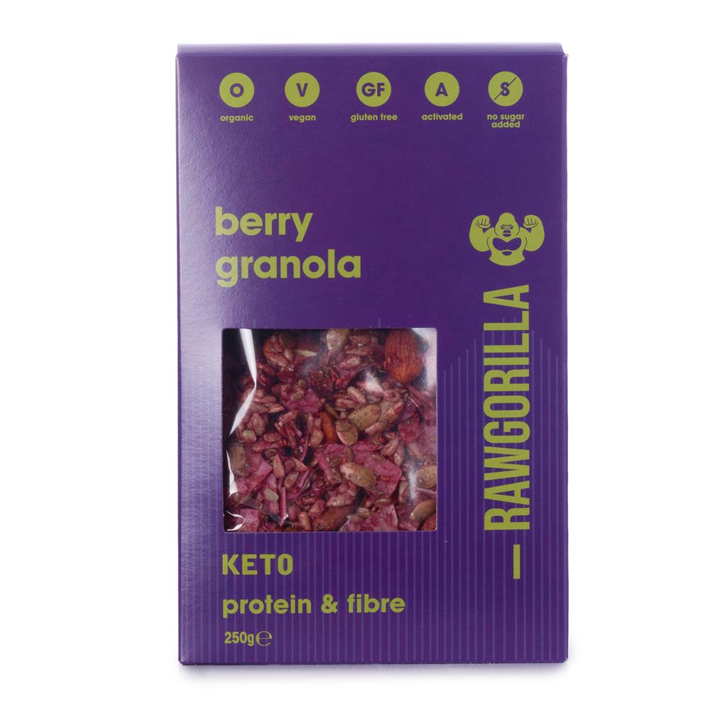 Raw Gorilla Keto Berry Granola 250g
