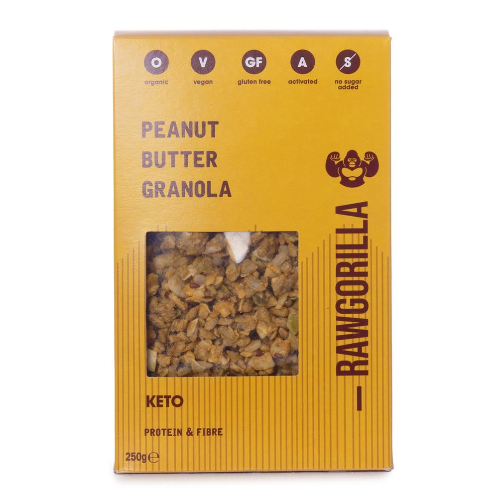 Raw Gorilla KETO Peanut Butter Granola 250g