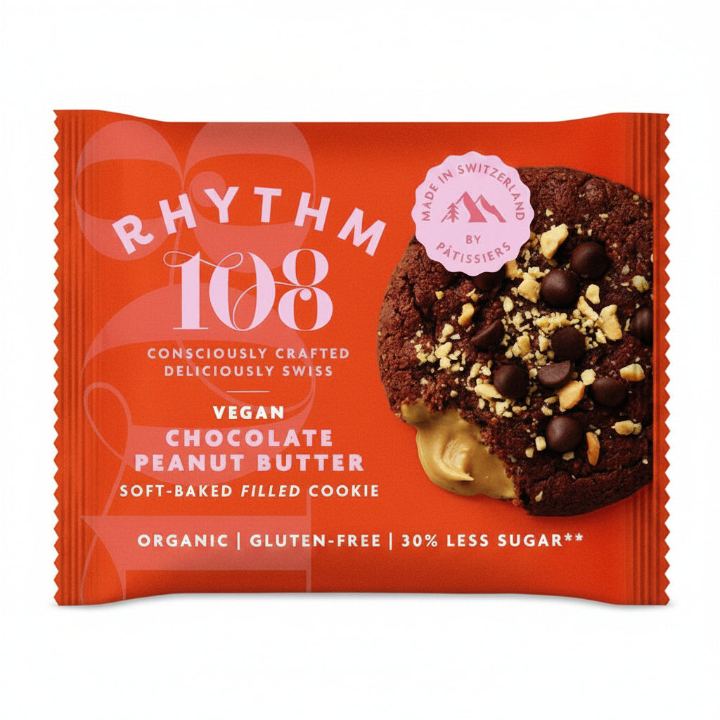 Rhythm 108 Soft Filled Cookie - Choc PB 50g