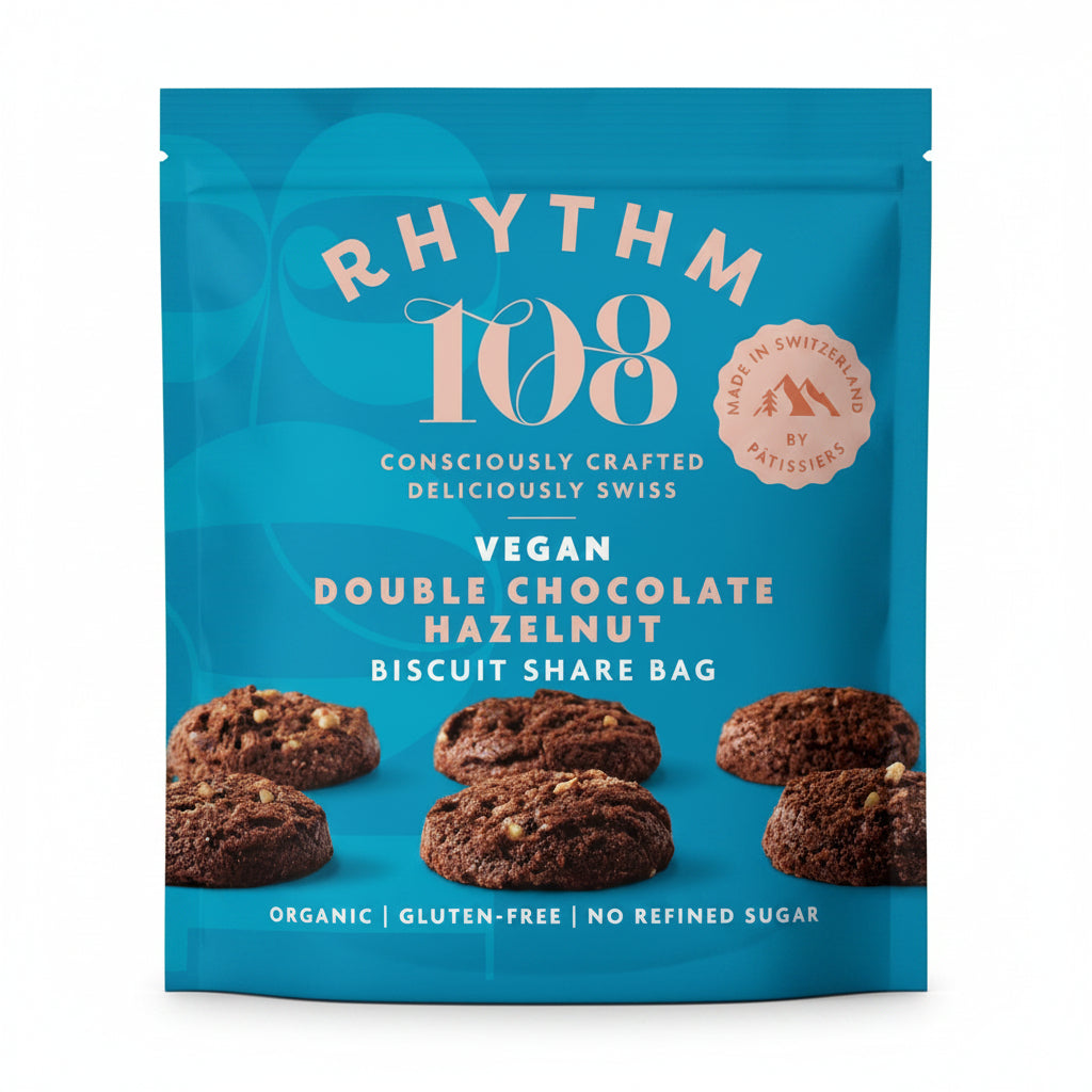 Rhythm 108 Double Choco Tea Biscuit Bag 1bag