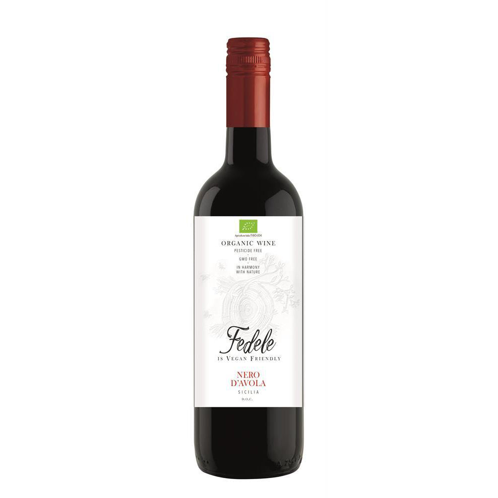 Red Wine - Fedele Nero d'Avola, Italy 75cl - Just Natural