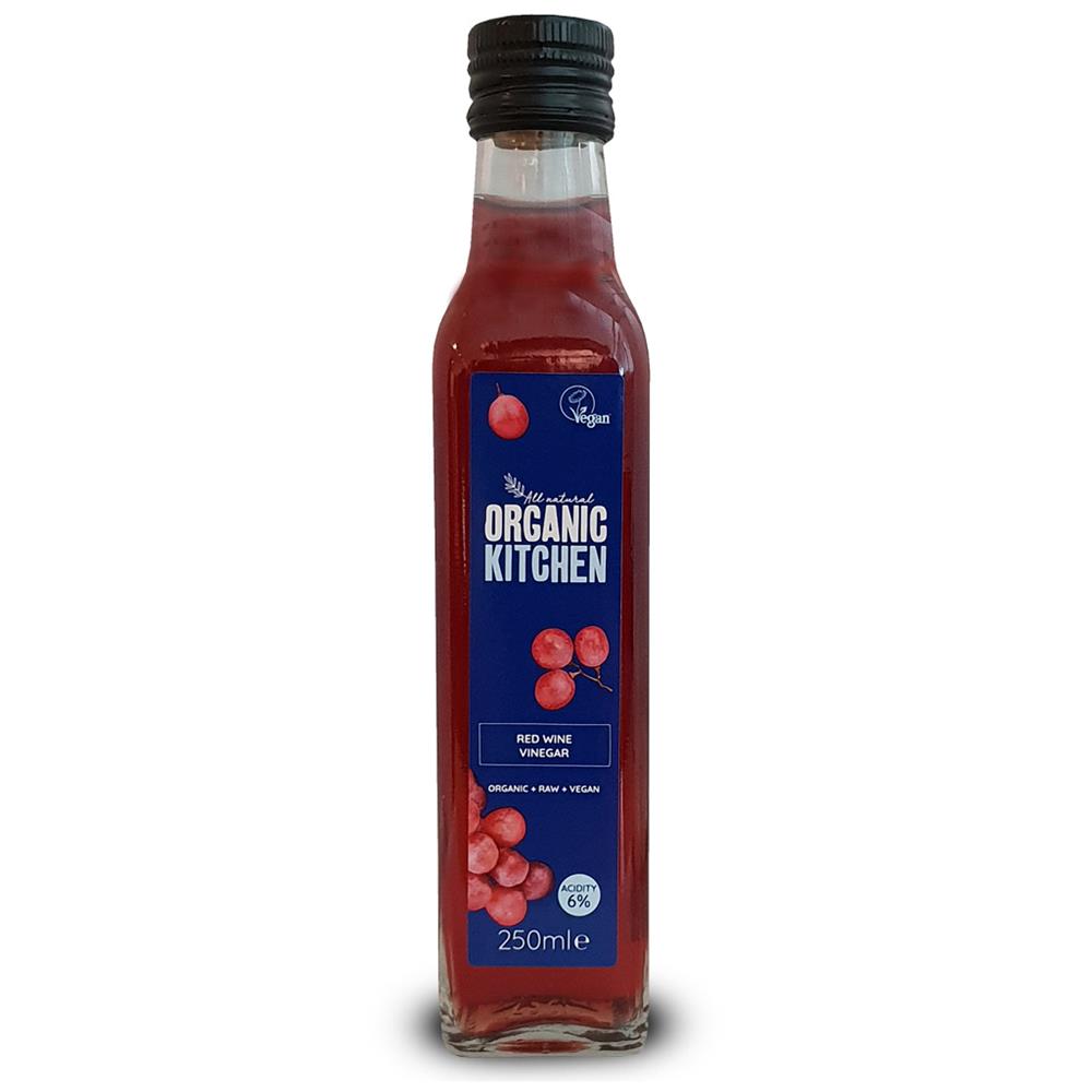 Organic Kitchen Red Wine Vinegar 250ml - Just Natural