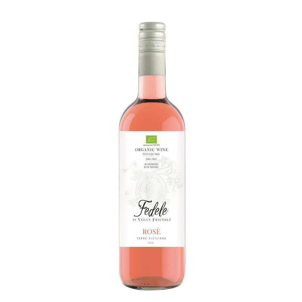 Rose Wine - Fedele Organic Rose Terre Siciliane IGP 75cl - Just Natural