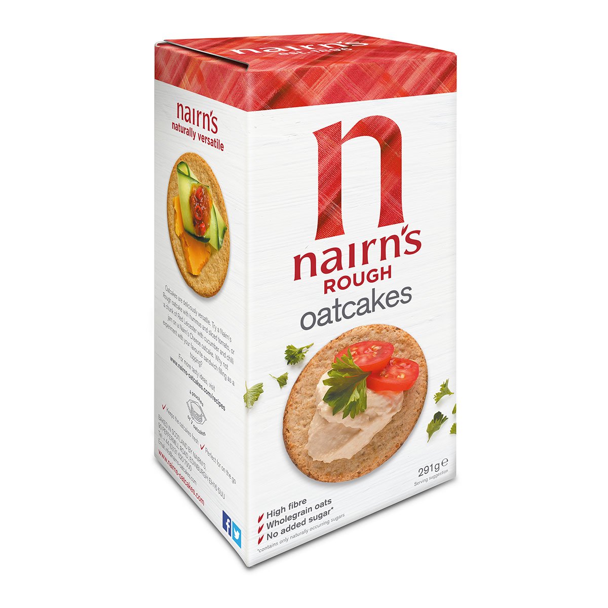 Nairns Rough Oatcakes 291g - Just Natural