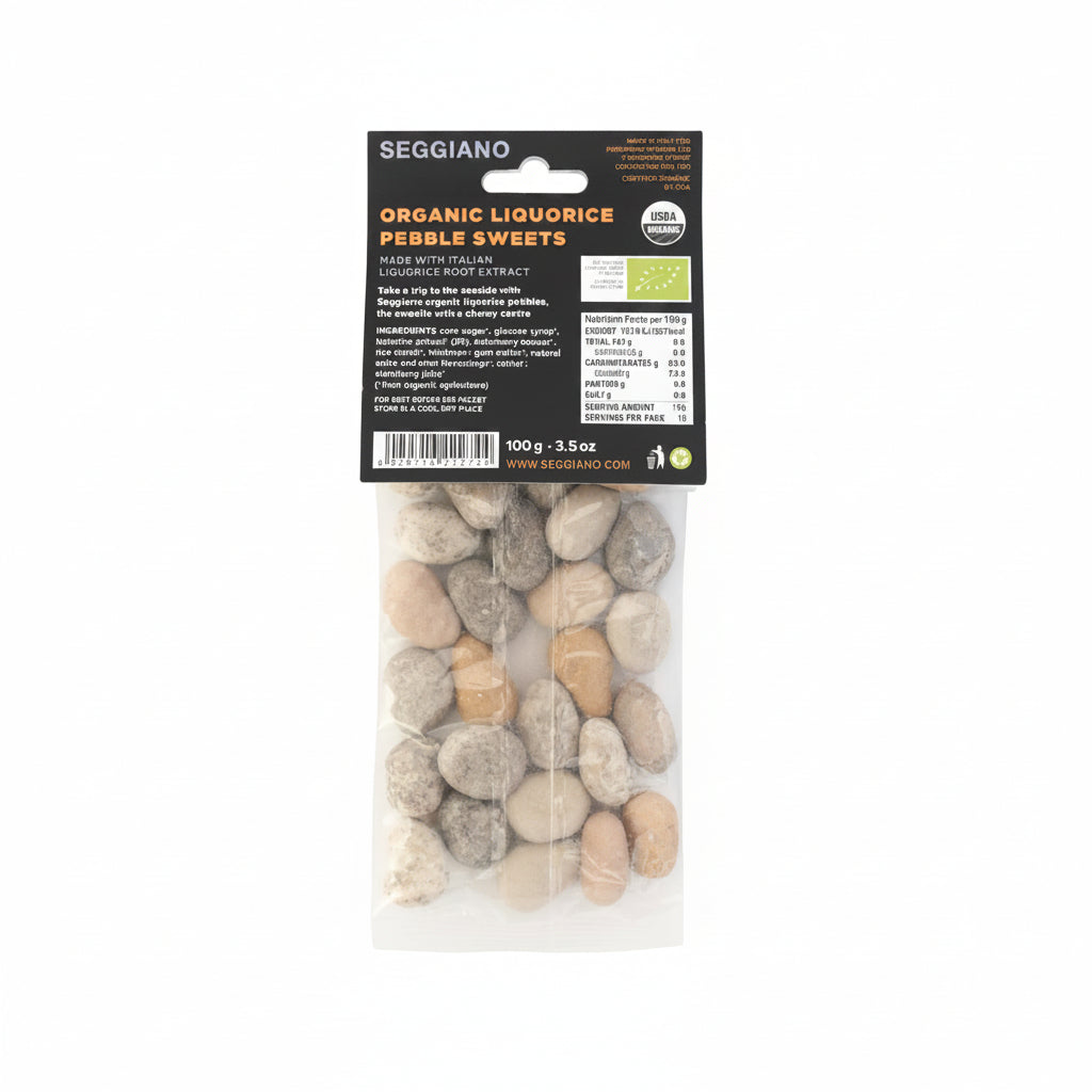 Organic Liquorice Pebbles 100g