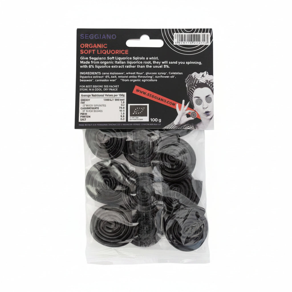 Organic Liquorice Spirals 100g