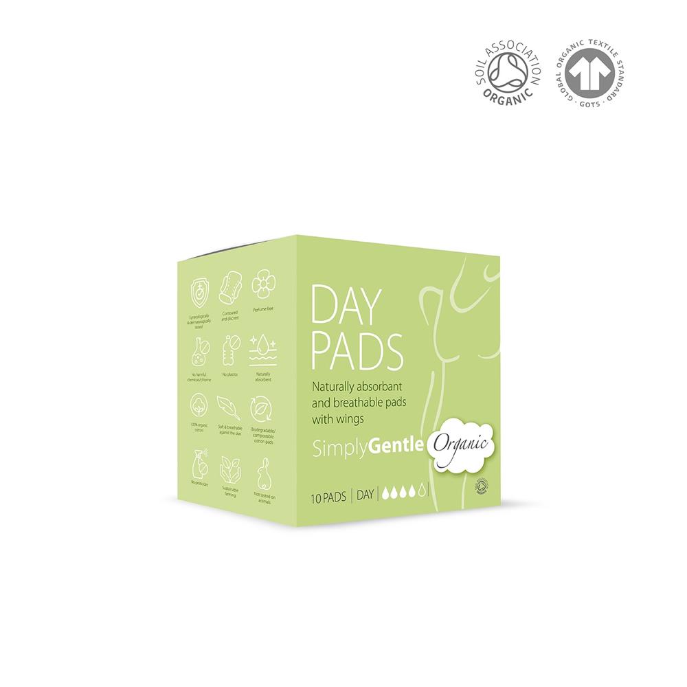 Organic cotton Day Time Pads 10 Box
