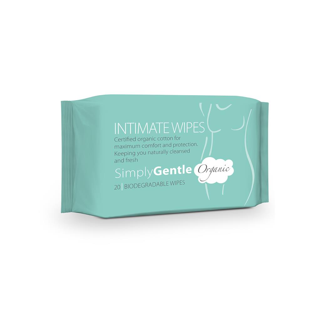 Organic Cotton Intimate Wipes 20 Box