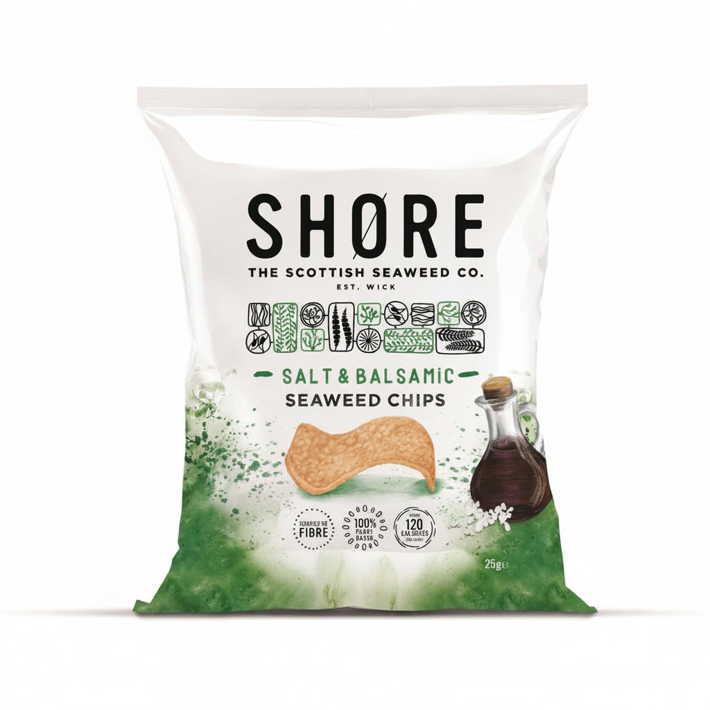 Salt & Balsamic Seaweed Chips 25g