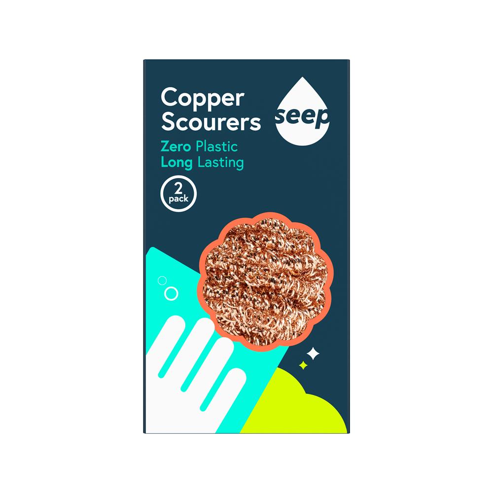 Seep Copper Scourers - 2 pack 2pieces