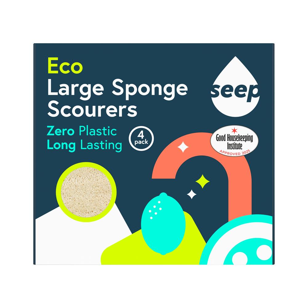 Large Eco Sponge Scourer - 4pk 4sponge