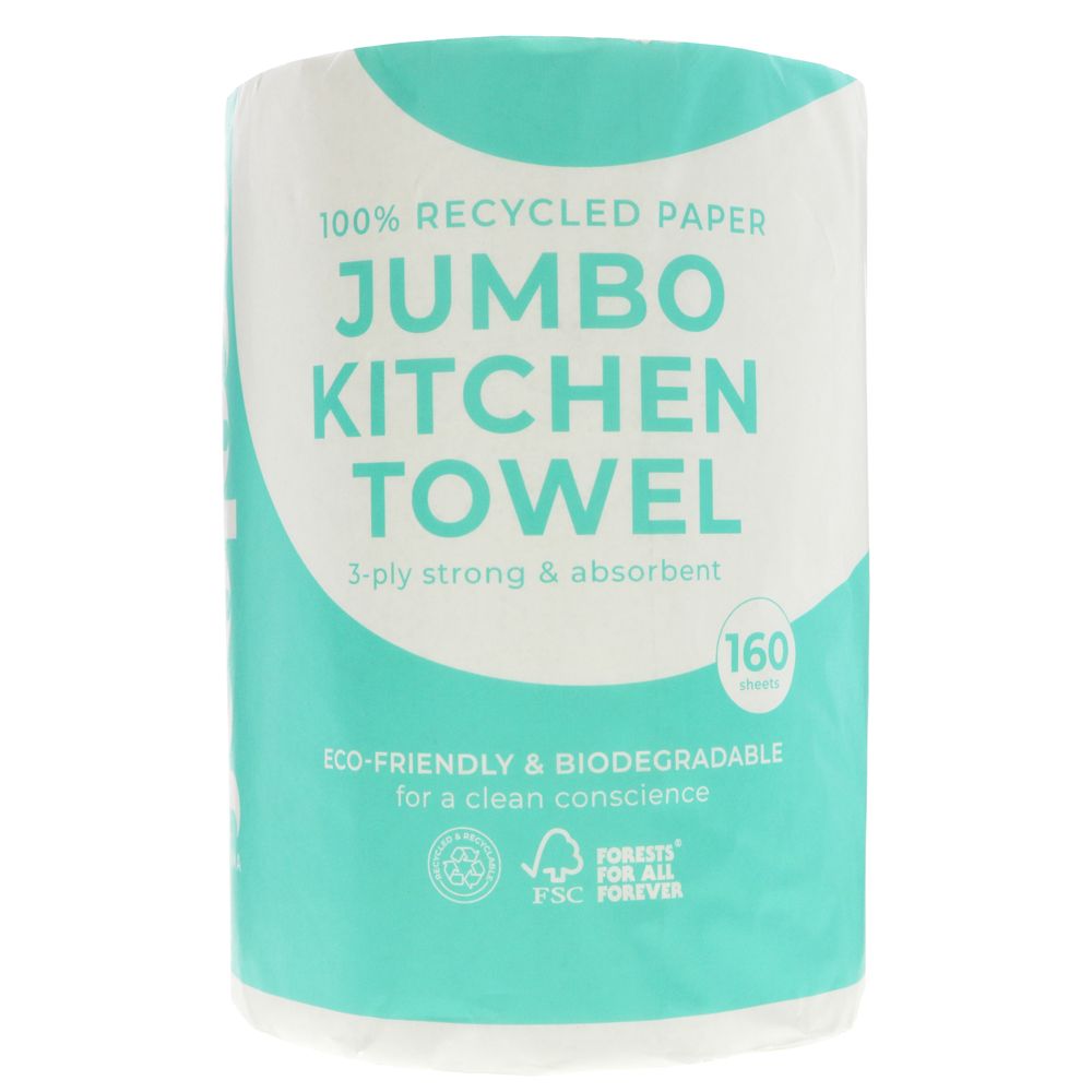 Ecoleaf Jumbo Kitchen Towel 240 sheetpack