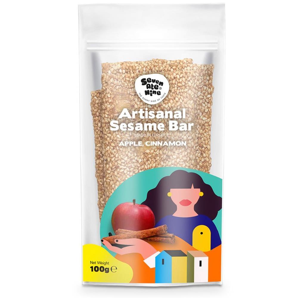 Sesame Bar Apple and Cinnamon 100g