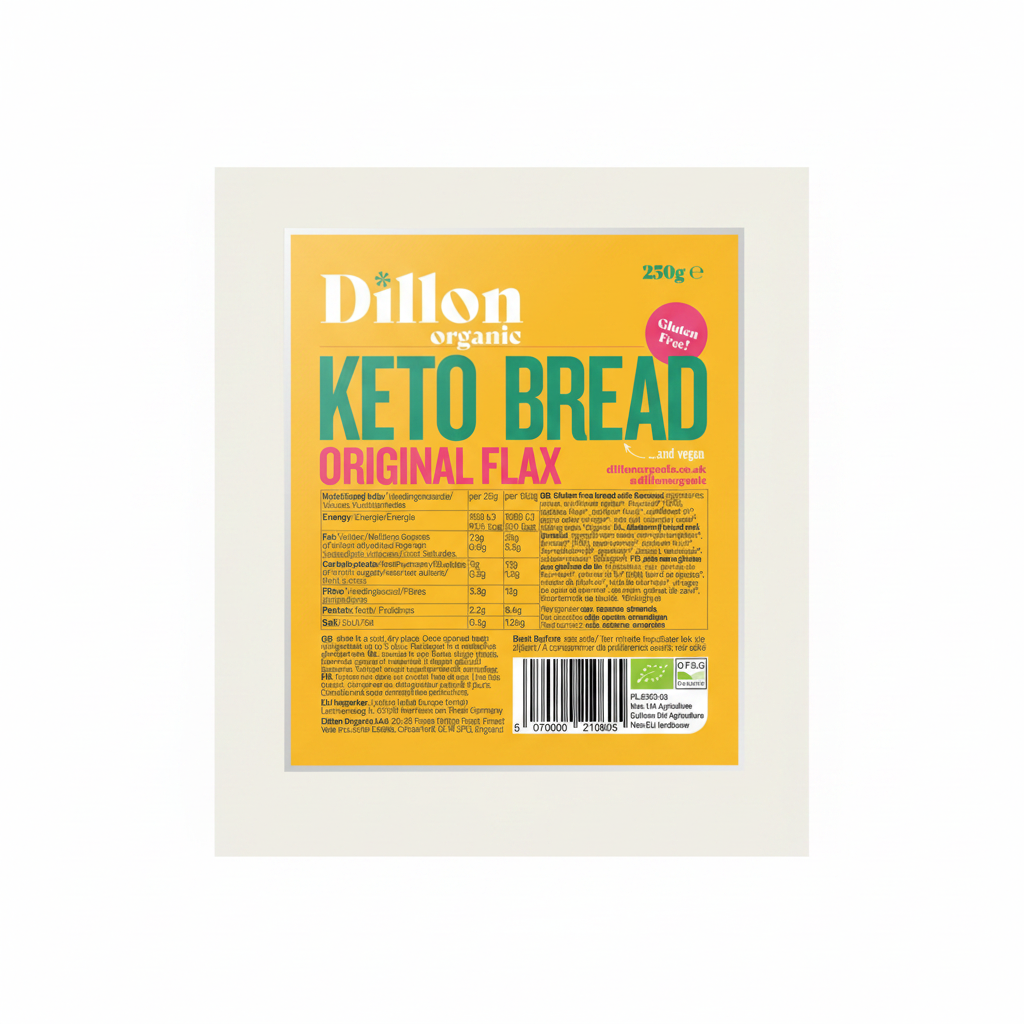 Dillon Organic Original Flax Keto Bread 250g - Just Natural