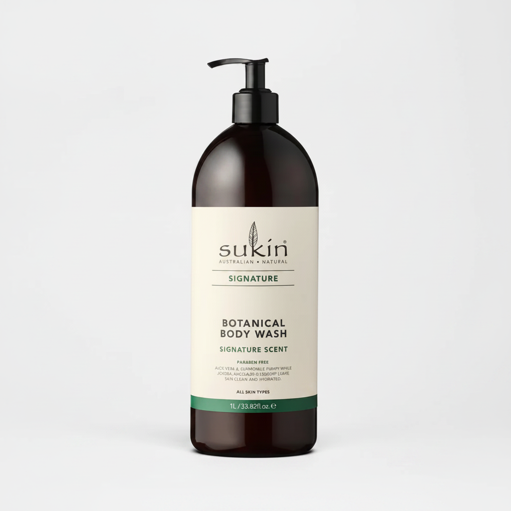 Sukin Botanical Body Wash Pump 1000ml - Just Natural