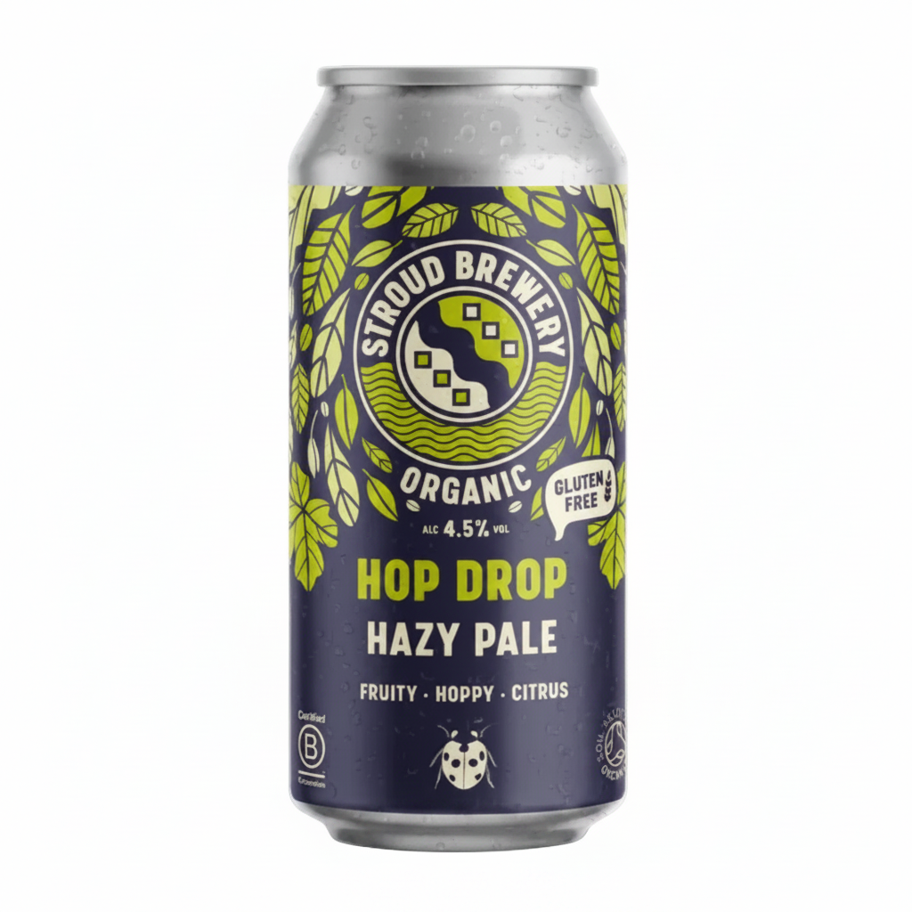 Stroud Brewery Hop Drop Organic Pale Ale 4.5% 500ml - Just Natural
