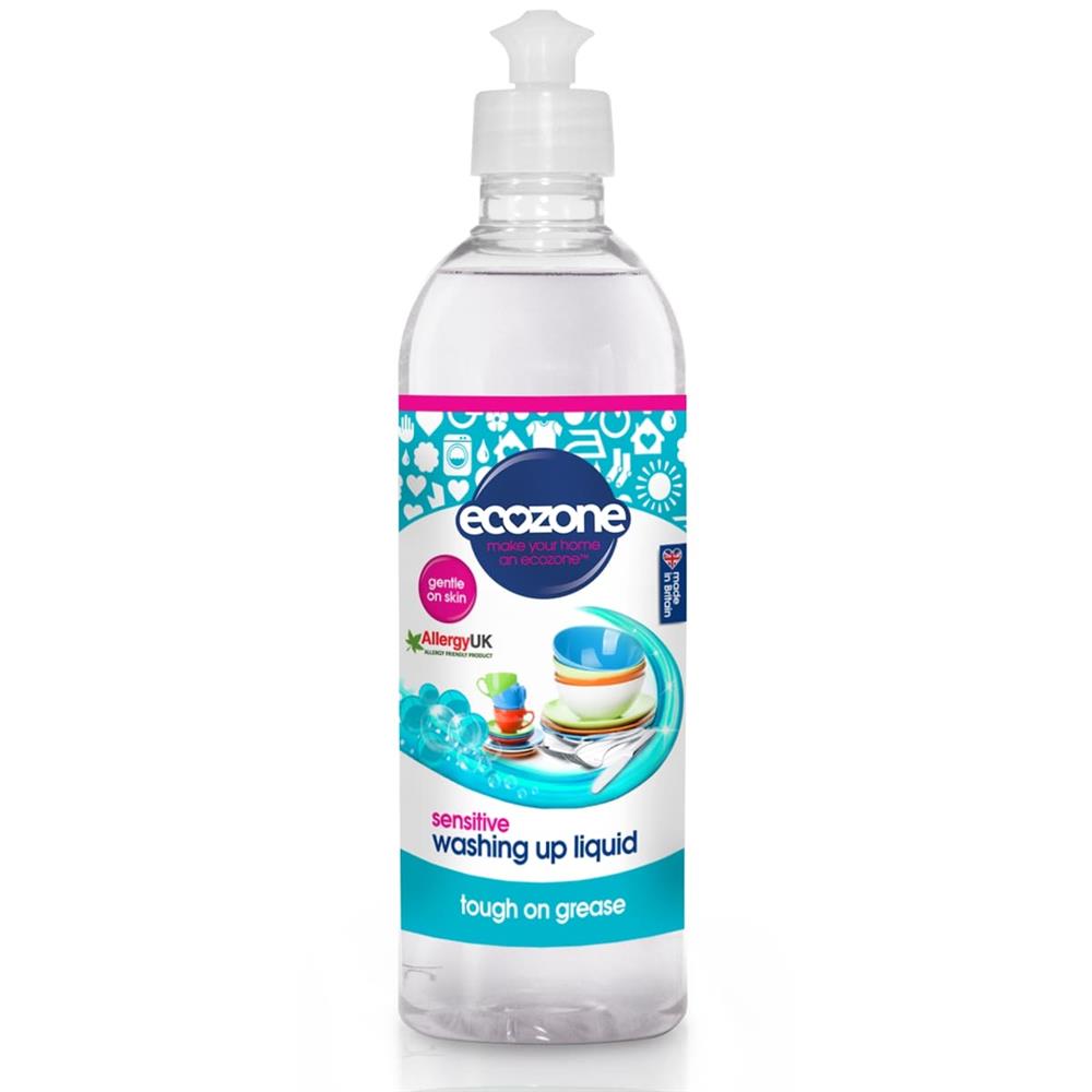 Ecozone Sensitive Washing Up Liquid 500ML - Just Natural