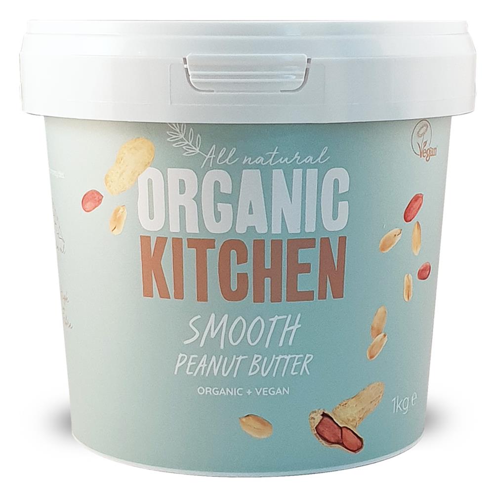 Organic Kitchen Smooth Peanut Butter 1kg - Just Natural