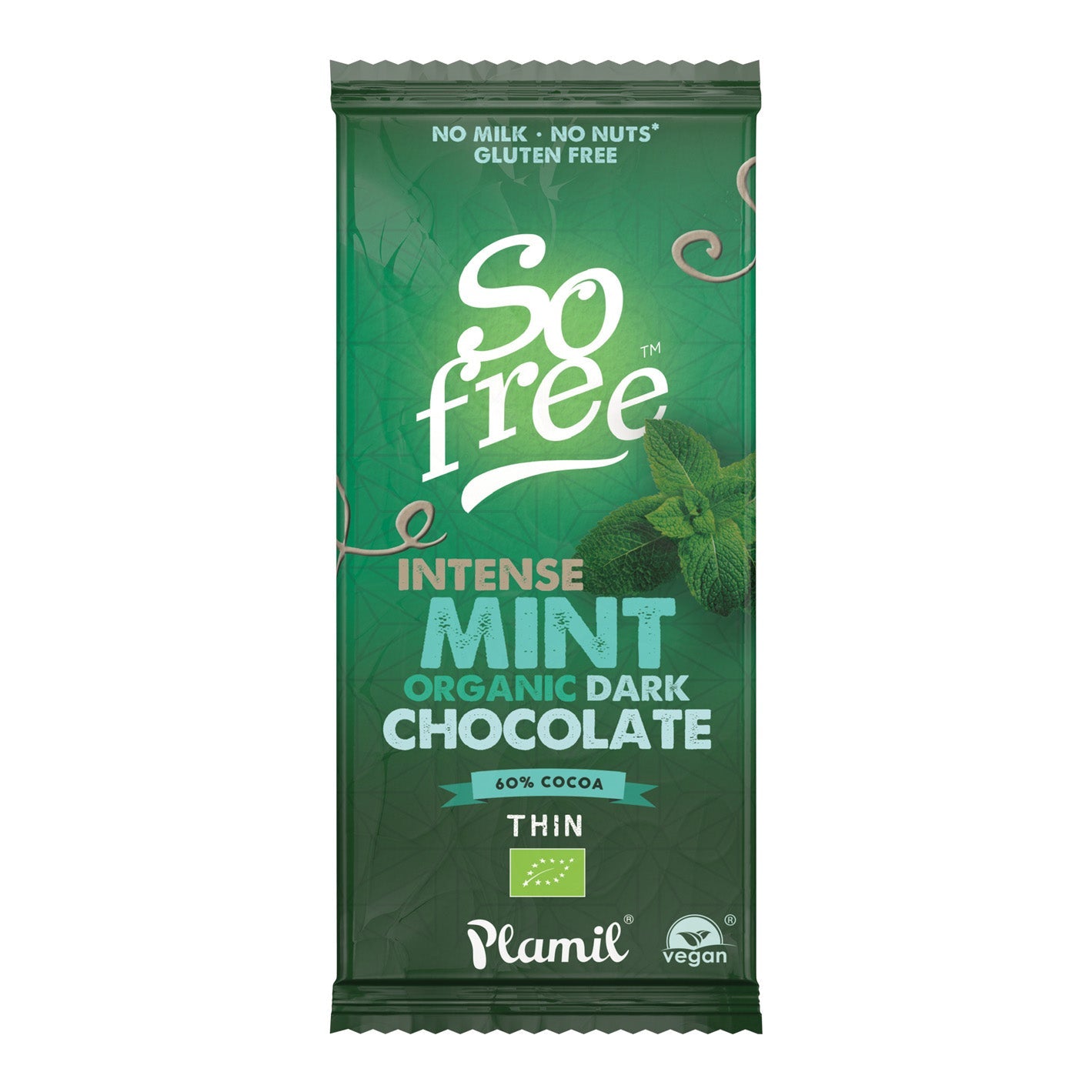 Plamil So Free Intense Mint Chocolate Organic 80g - Just Natural