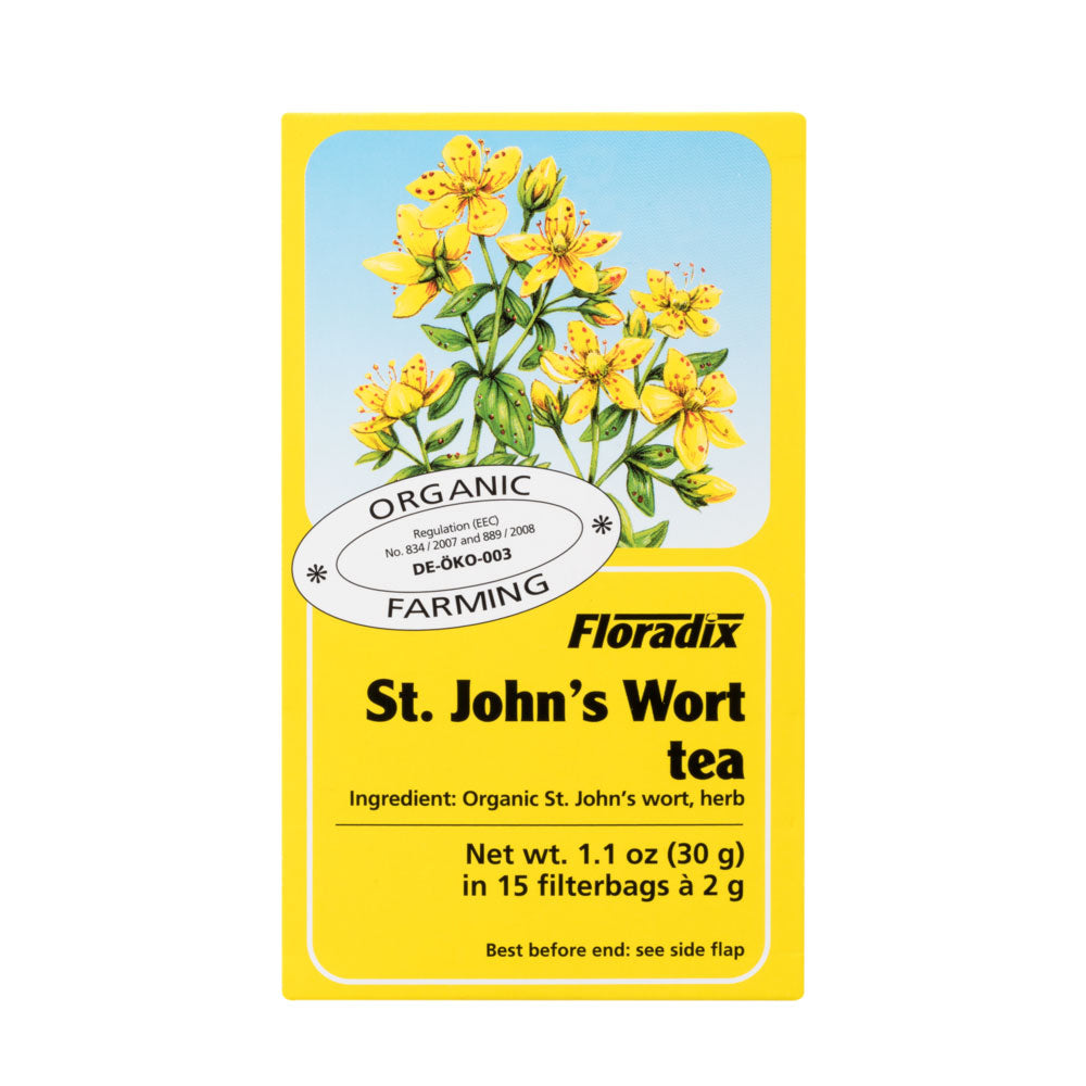 Floradix St John's Wort Organic Herbal Tea 15 filterbags - Just Natural