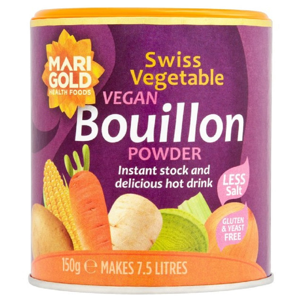 Swiss Vegetable Reduced Salt Vegan Bouillon Purple 150g - Just Natural