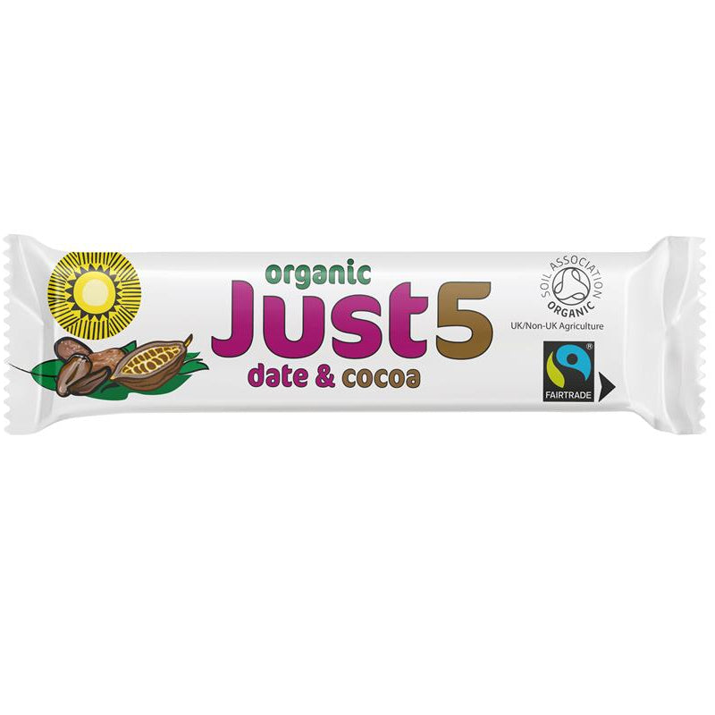 Just5 Date & Cocoa Bar 40g