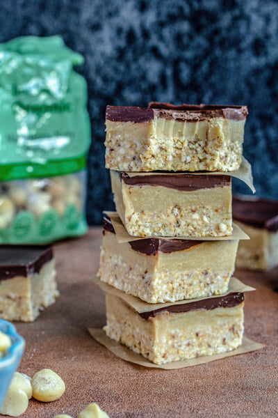 Tahini “Caramel” Slices