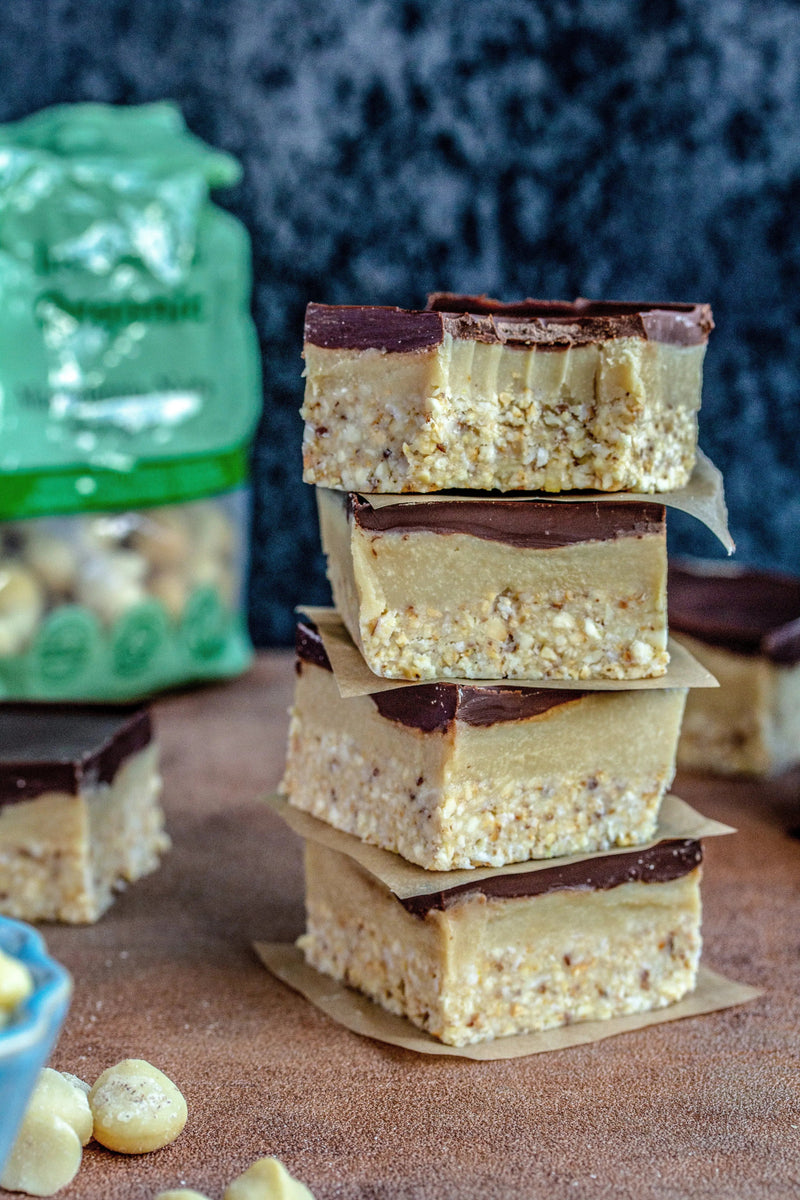 Tahini “Caramel” Slices