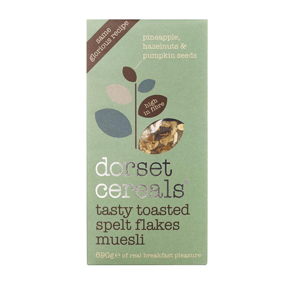 Dorset Cereal Tasty Toasted Spelt Flakes 690g - Just Natural