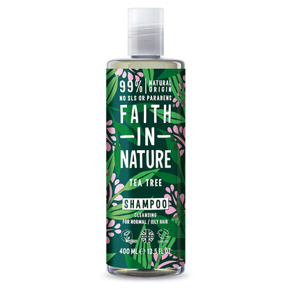 Faith In Nature Tea Tree Shampoo 400ml - Just Natural