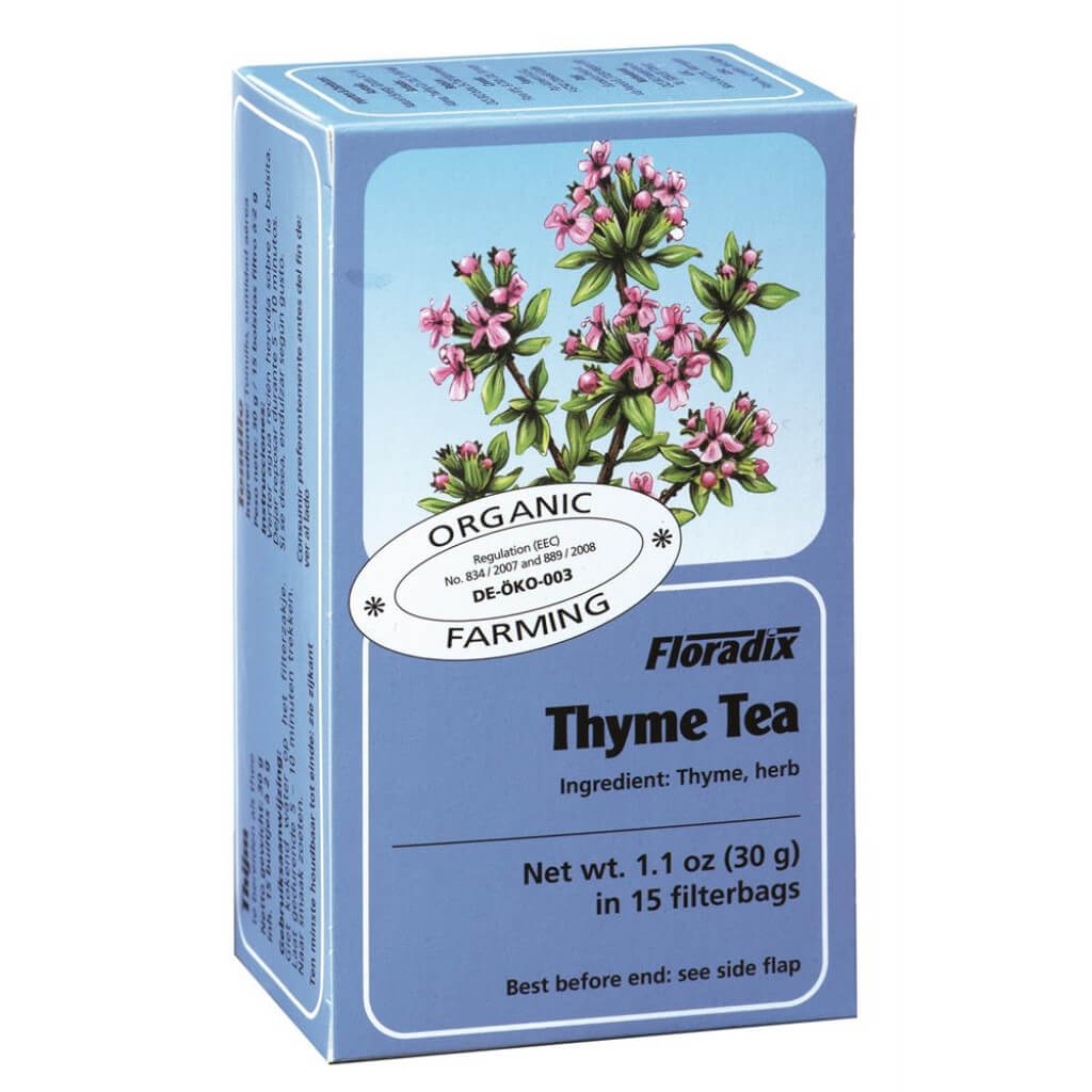 Floradix Thyme Herbal Tea 15 filterbags - Just Natural
