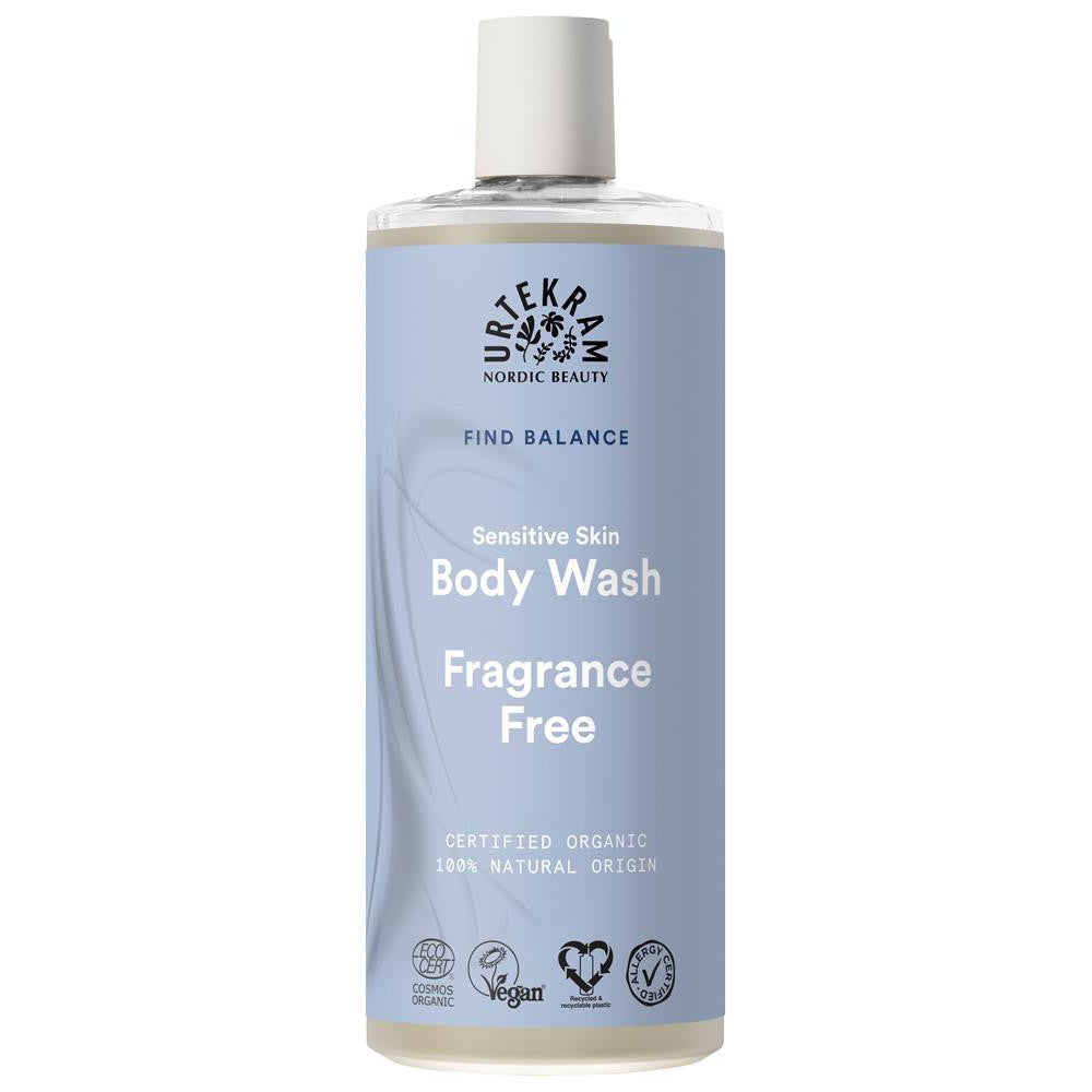 Urtekram Fragrance Free Body Wash 500ml
