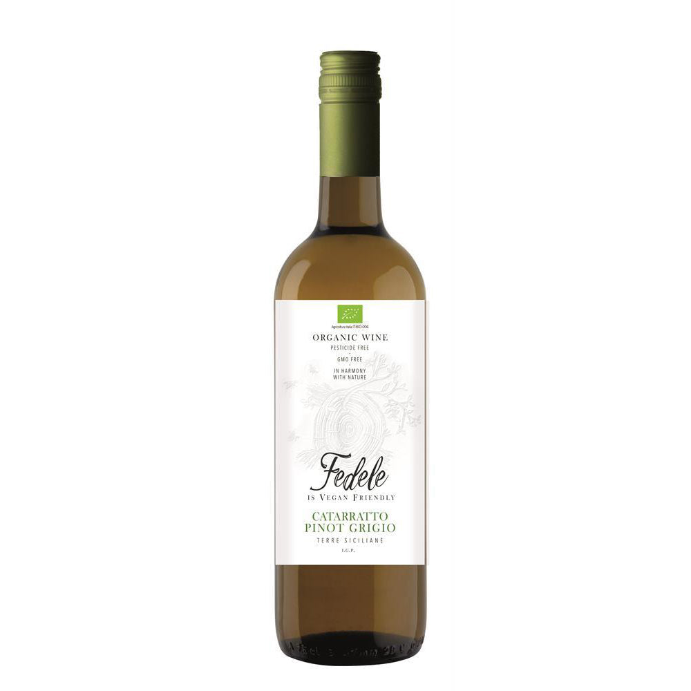 White Wine - Fedele Cataratto Pinot Grigio, Italy 75cl - Just Natural