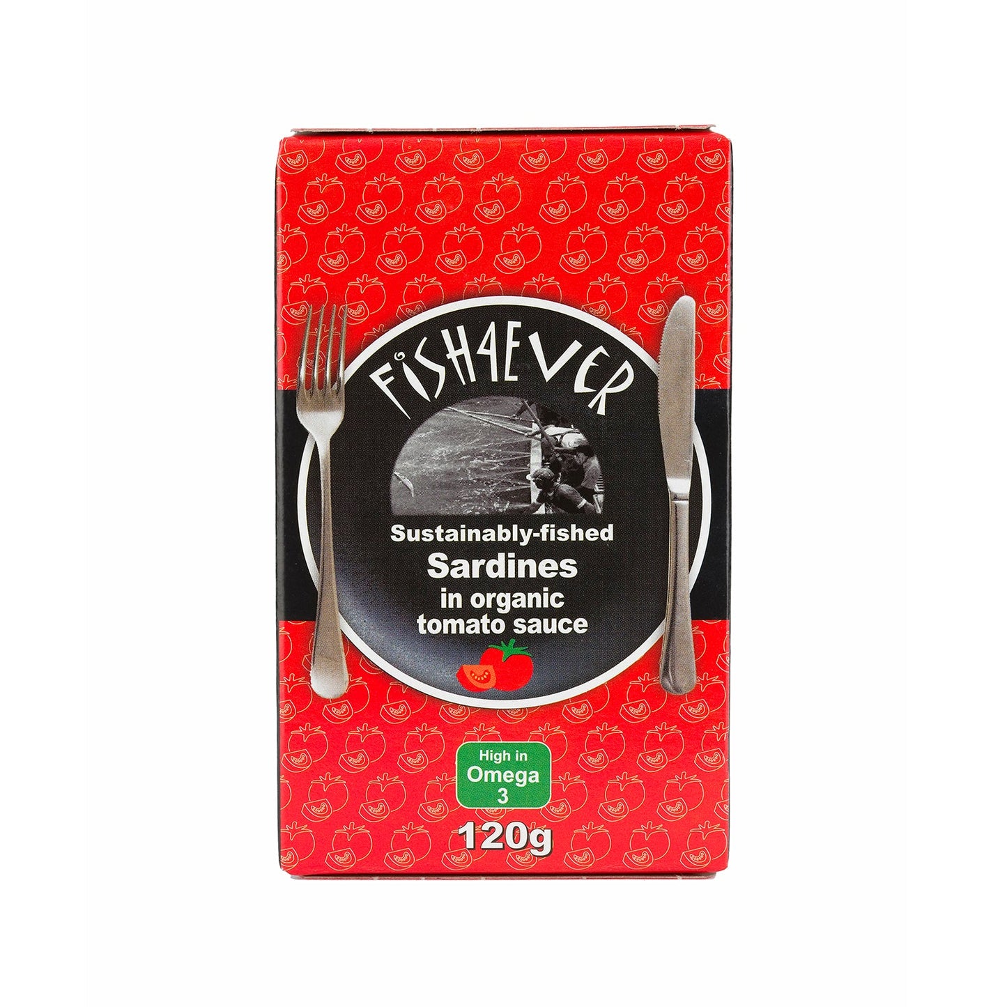 Whole Sardines in Organic Tomato Sauce 120g Just Natural