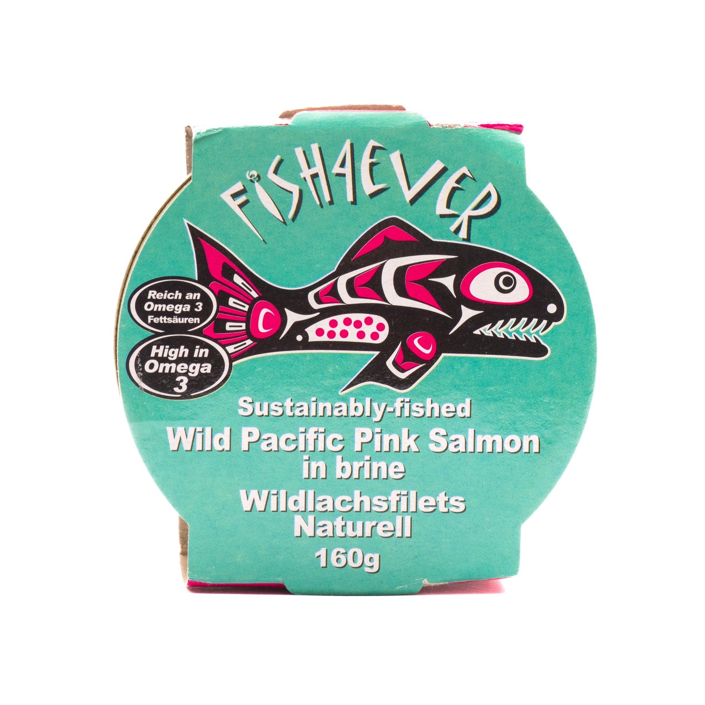 Wild Pacific Pink Salmon in Brine 160g Just Natural