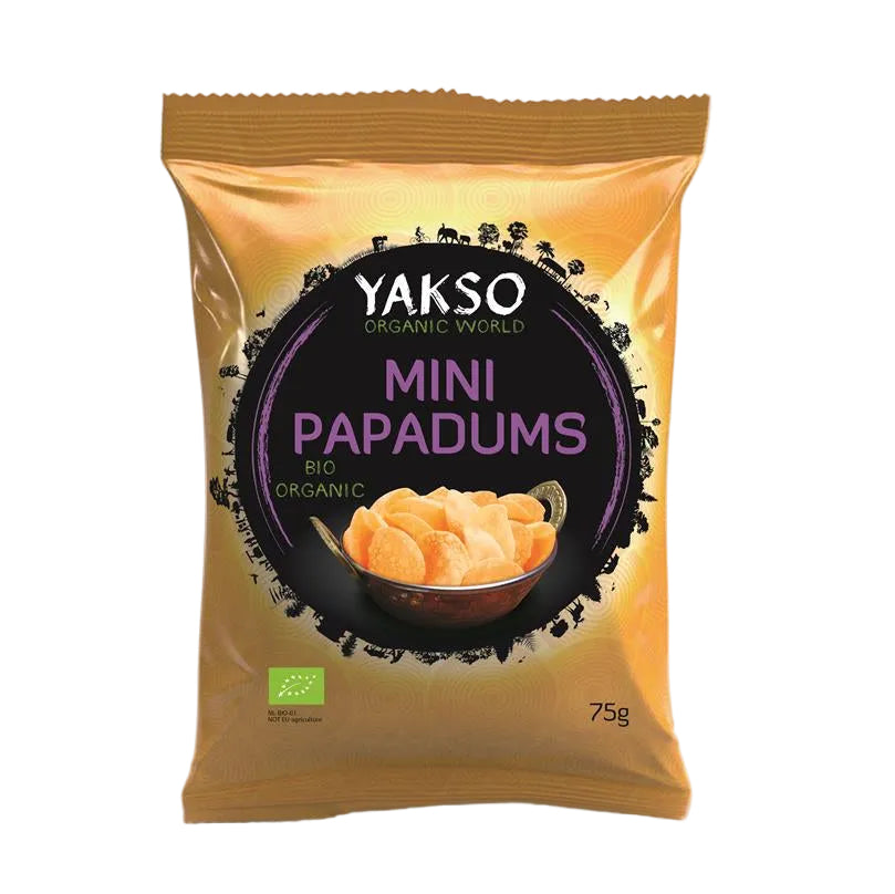Organic Mini Pappadums 75g