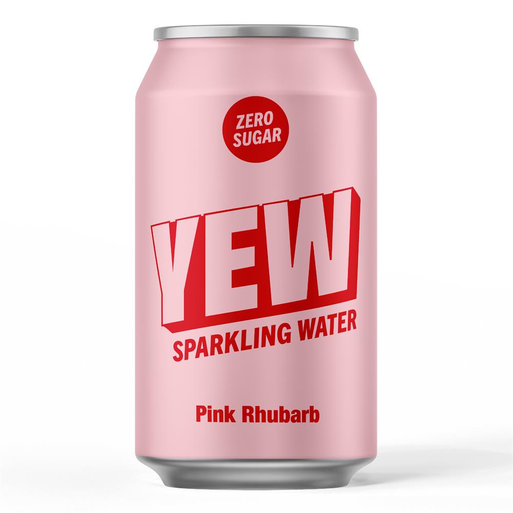 Yew Rhubarb Sparkling Water 330 ML