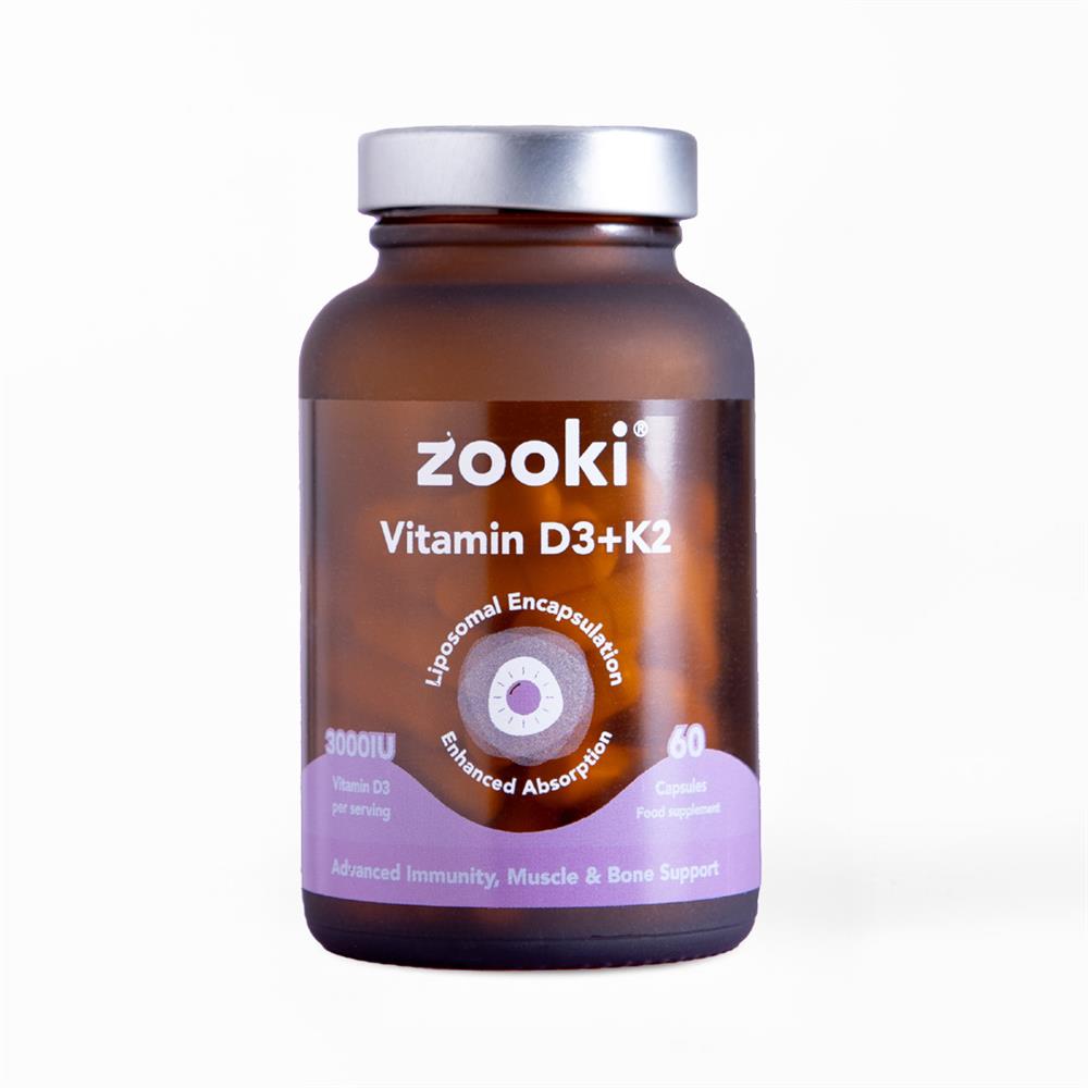 Zooki Vitamin D3+K2 Capsules 60 Capsule