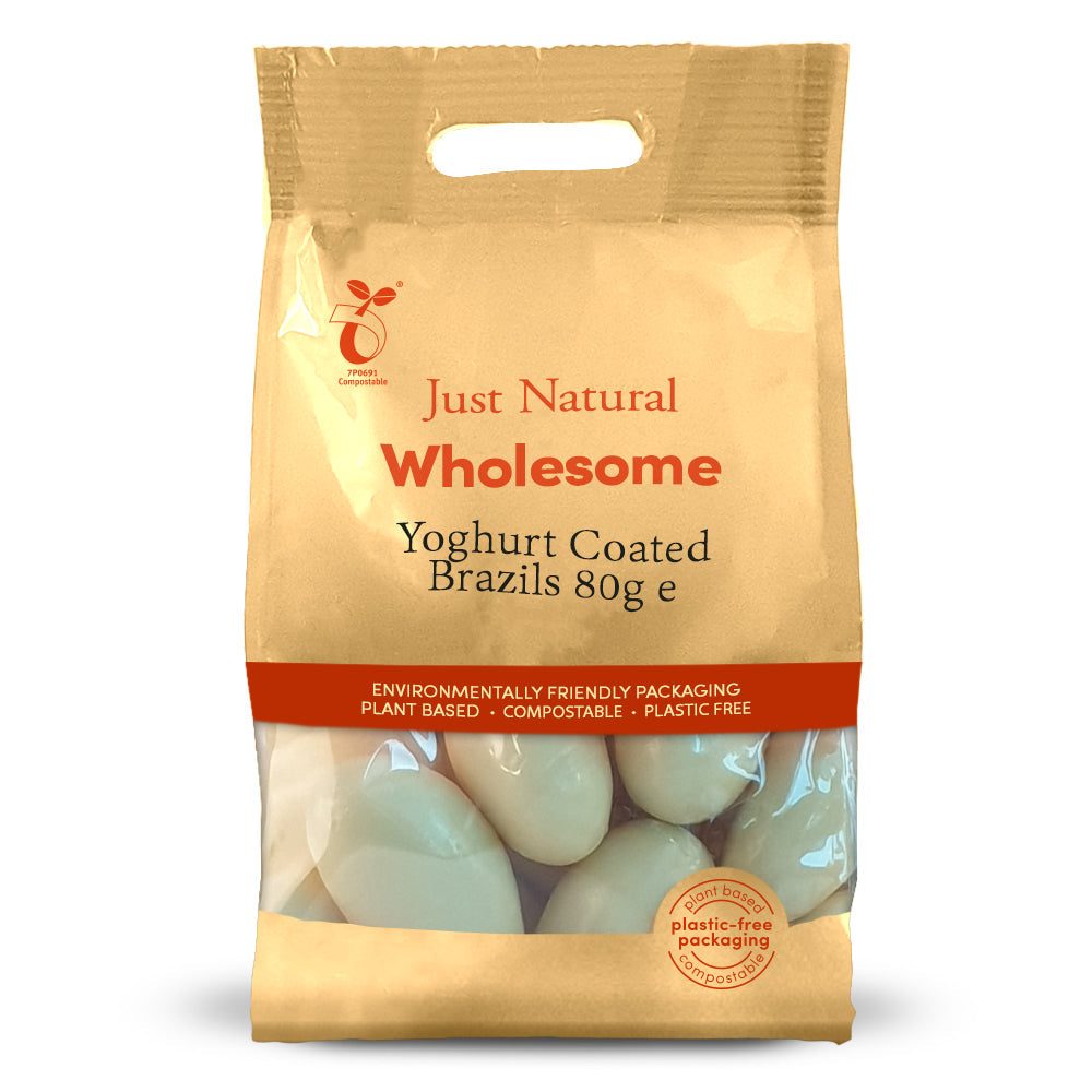 Just Natural Yoghurt Coated Brazil Nuts 80g - Just Natural