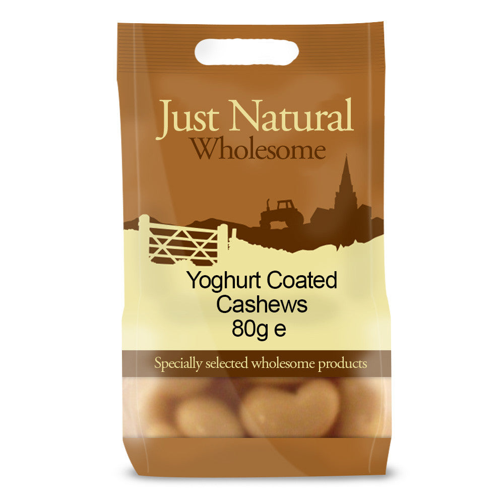 Just Natural Yoghurt Coated Cashews 80g - Just Natural