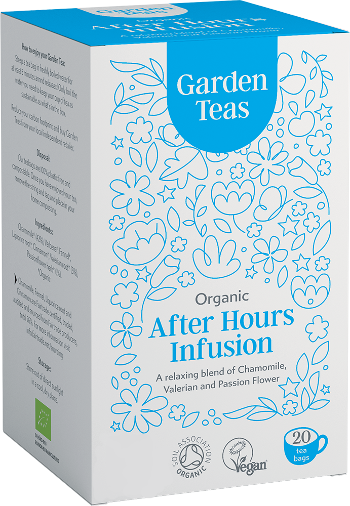 Garden Teas Organic After Hours Infusion 20 Plastic Free Envelopes