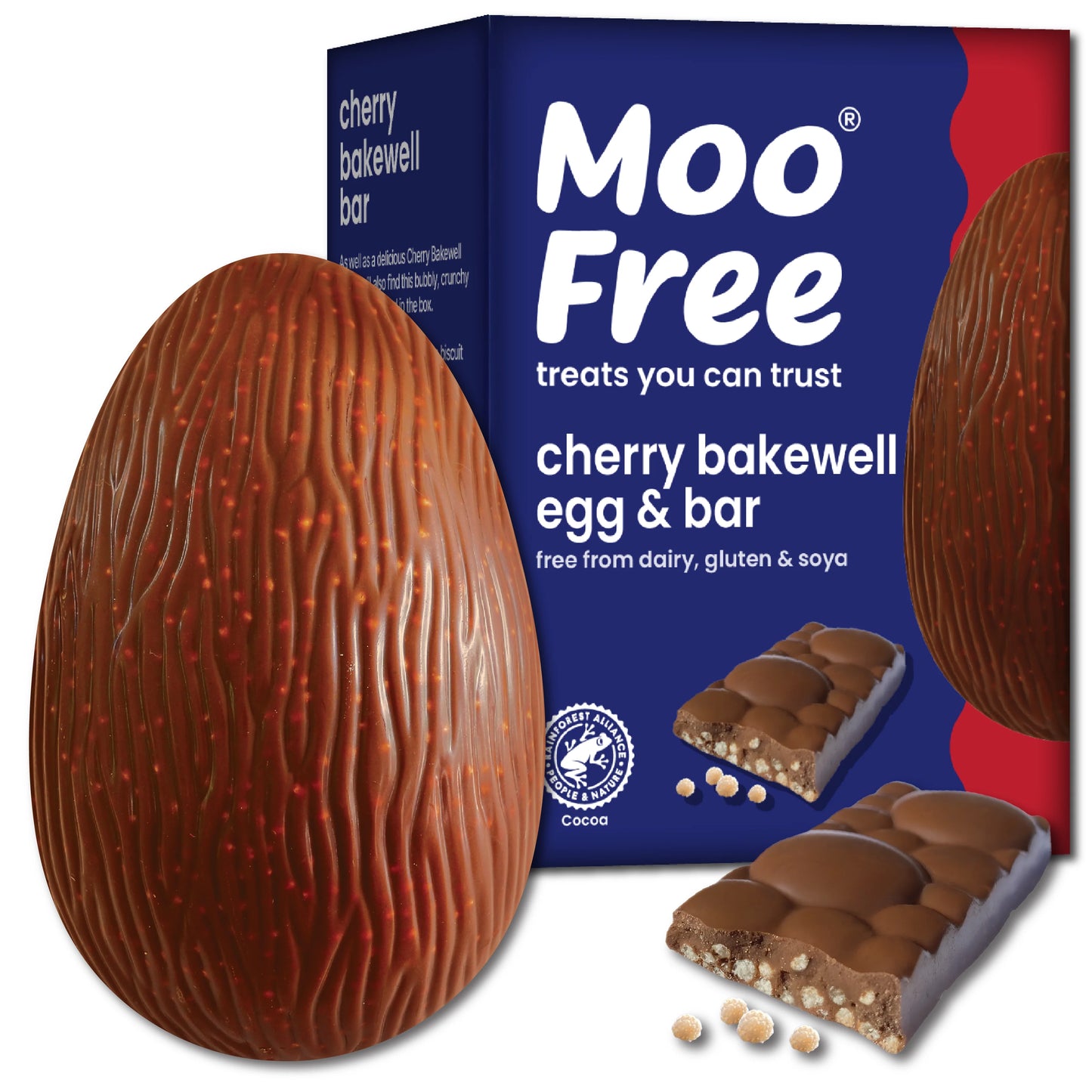 Cherry Bakewell Egg and Bar 135g - Just Natural