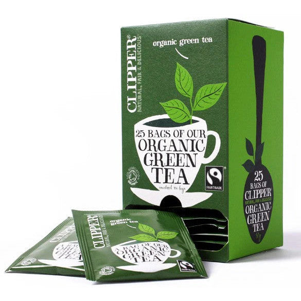 Clipper Fairtrade Organic Green Tea 25 Envelopes