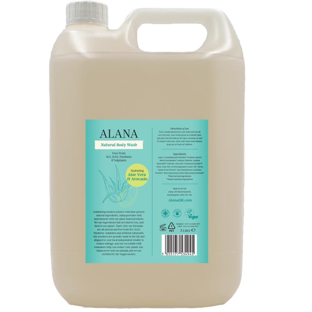 Aloe Vera and Avocado Body Wash - Just Natural