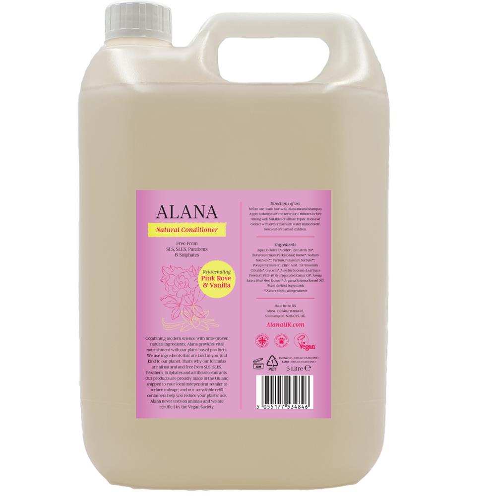 Pink Rose & Vanilla Natural Conditioner - Just Natural
