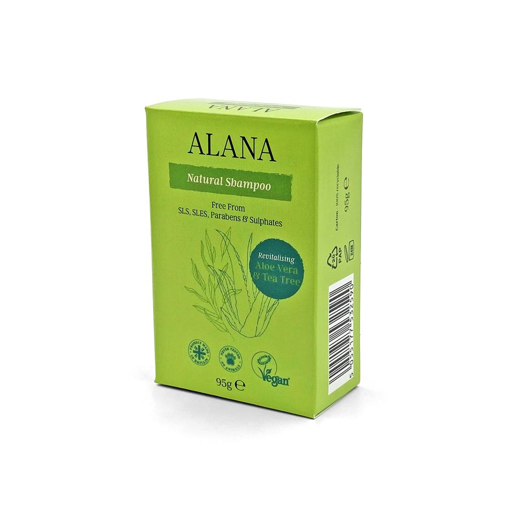 Aloe Vera & Tea Tree Natural Shampoo Bar 95g - Just Natural