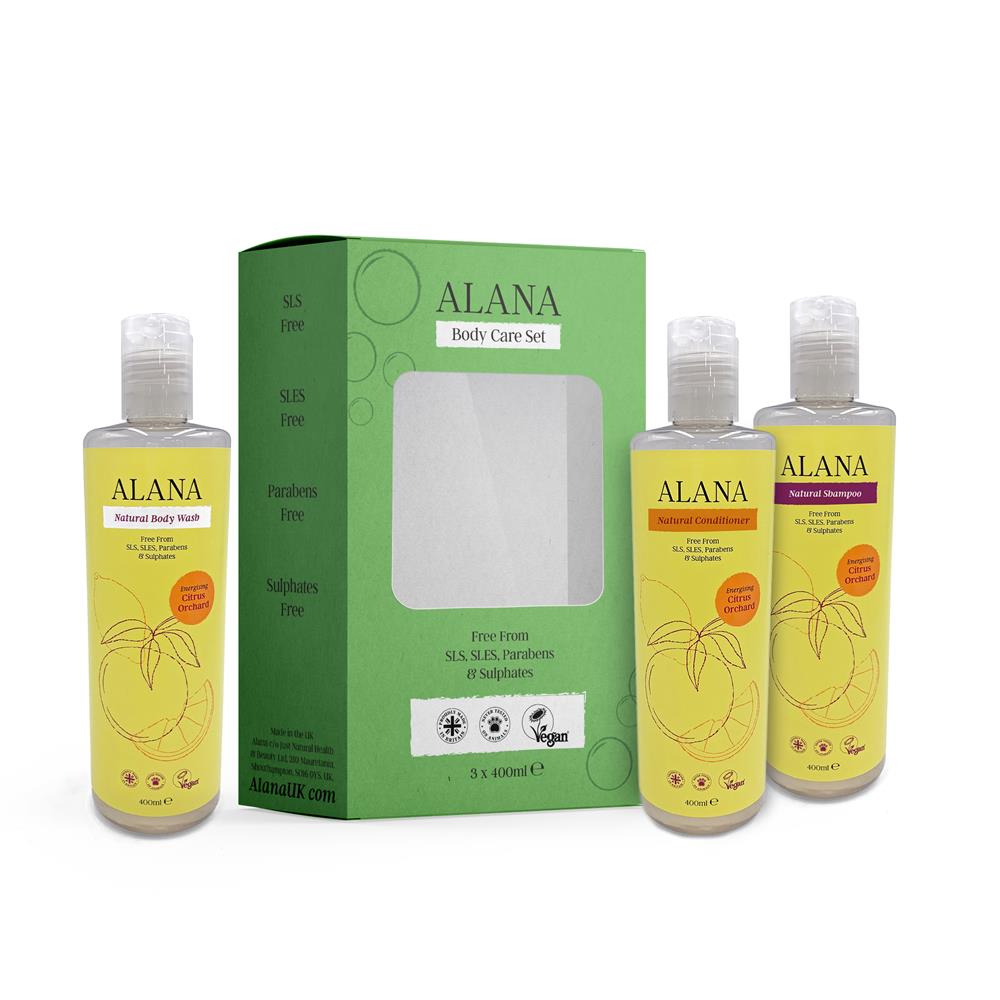 Citrus Orchard Body Care Set (3x400ml) - Just Natural